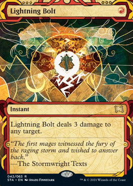 Lightning Bolt (Foil Etched) [Strixhaven: School of Mages Mystical Archive] | Gear Gaming Bentonville
