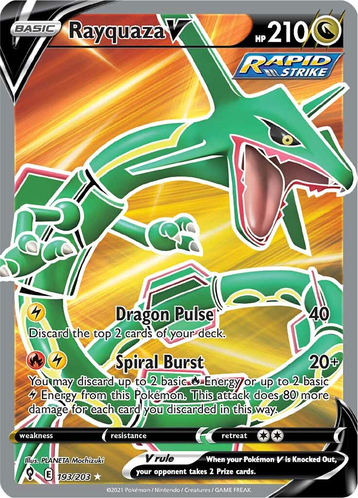 Rayquaza V (193/203) [Sword & Shield: Evolving Skies] | Gear Gaming Bentonville
