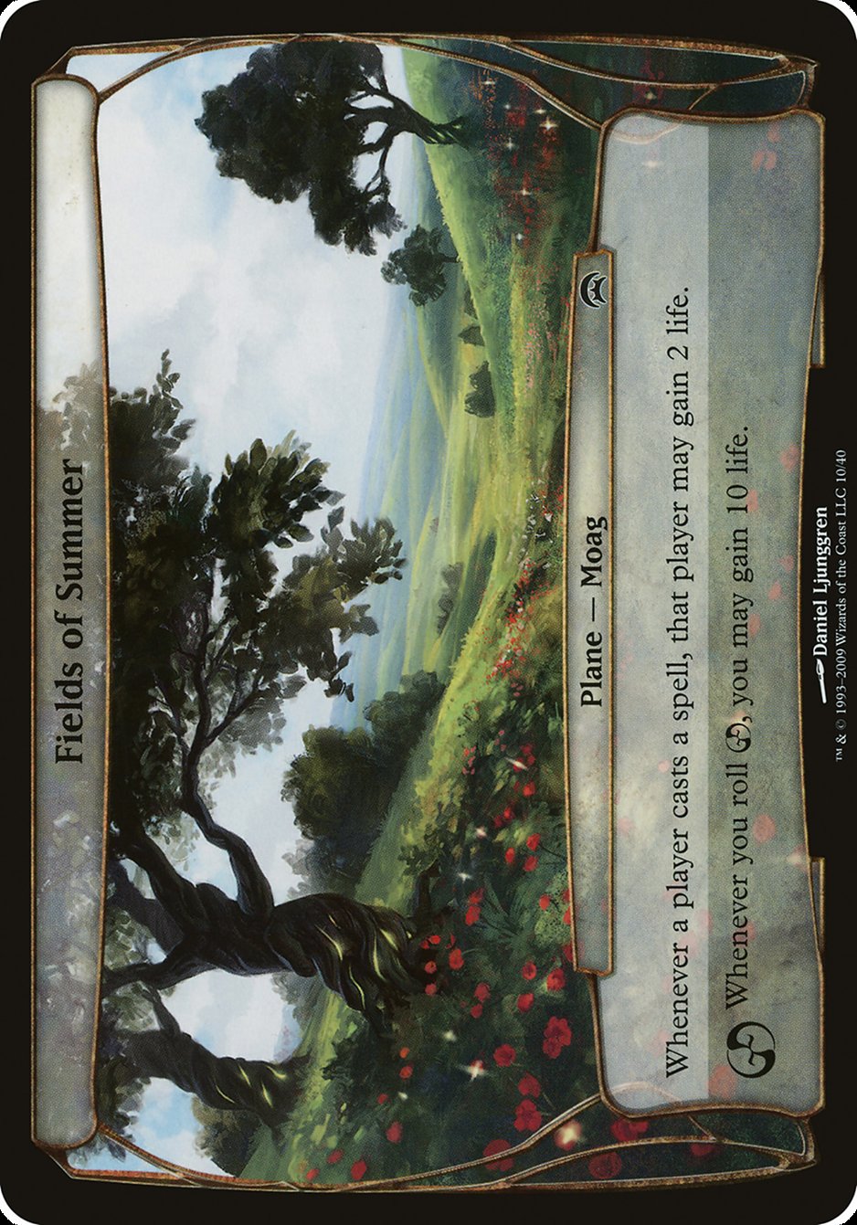 Fields of Summer (Planes) [Planechase Planes] | Gear Gaming Bentonville