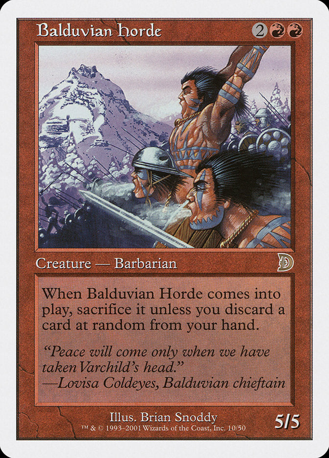 Balduvian Horde [Deckmasters] | Gear Gaming Bentonville