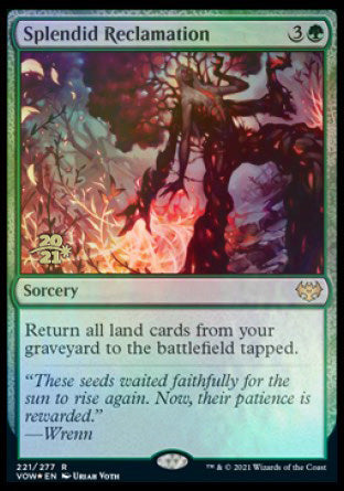 Splendid Reclamation [Innistrad: Crimson Vow Prerelease Promos] | Gear Gaming Bentonville