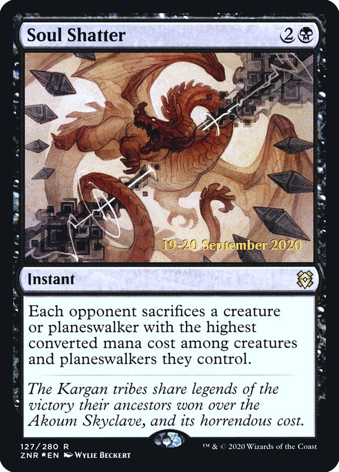 Soul Shatter [Zendikar Rising Prerelease Promos] | Gear Gaming Bentonville