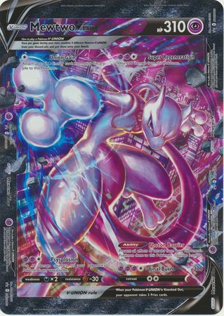 Mewtwo V-Union (Jumbo Card) [Sword & Shield: Black Star Promos] | Gear Gaming Bentonville