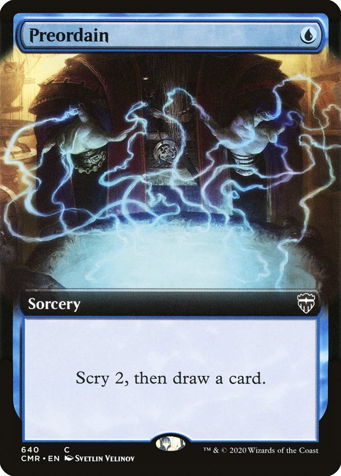 Preordain (Extended Art) [Commander Legends] | Gear Gaming Bentonville