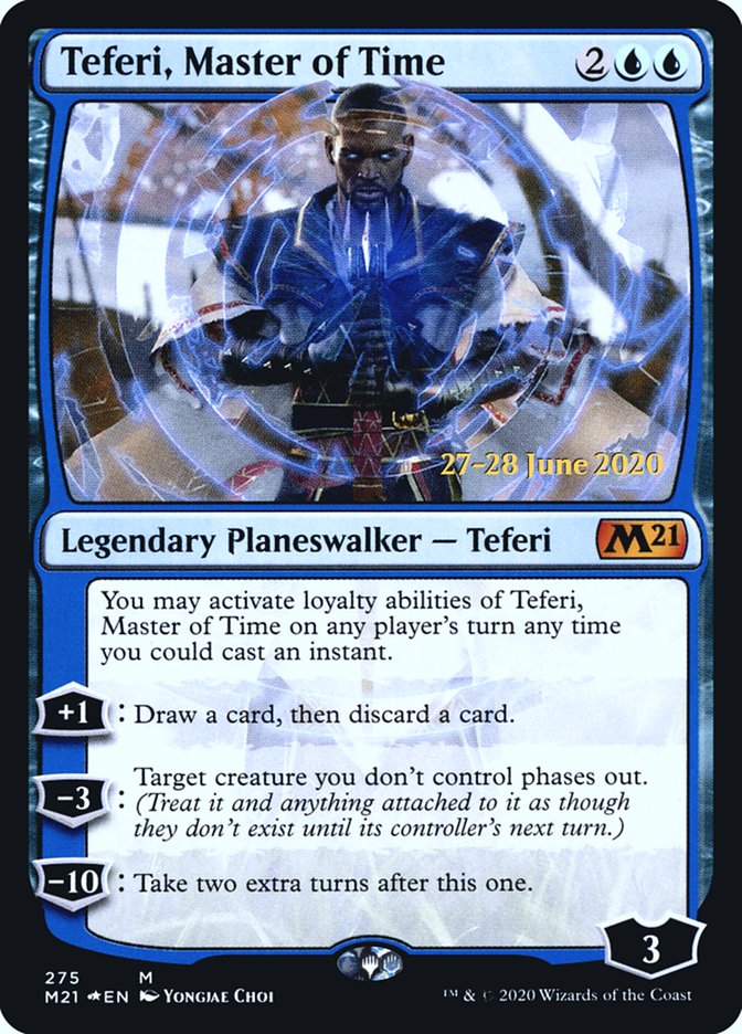 Teferi, Master of Time [Core Set 2021 Prerelease Promos] | Gear Gaming Bentonville