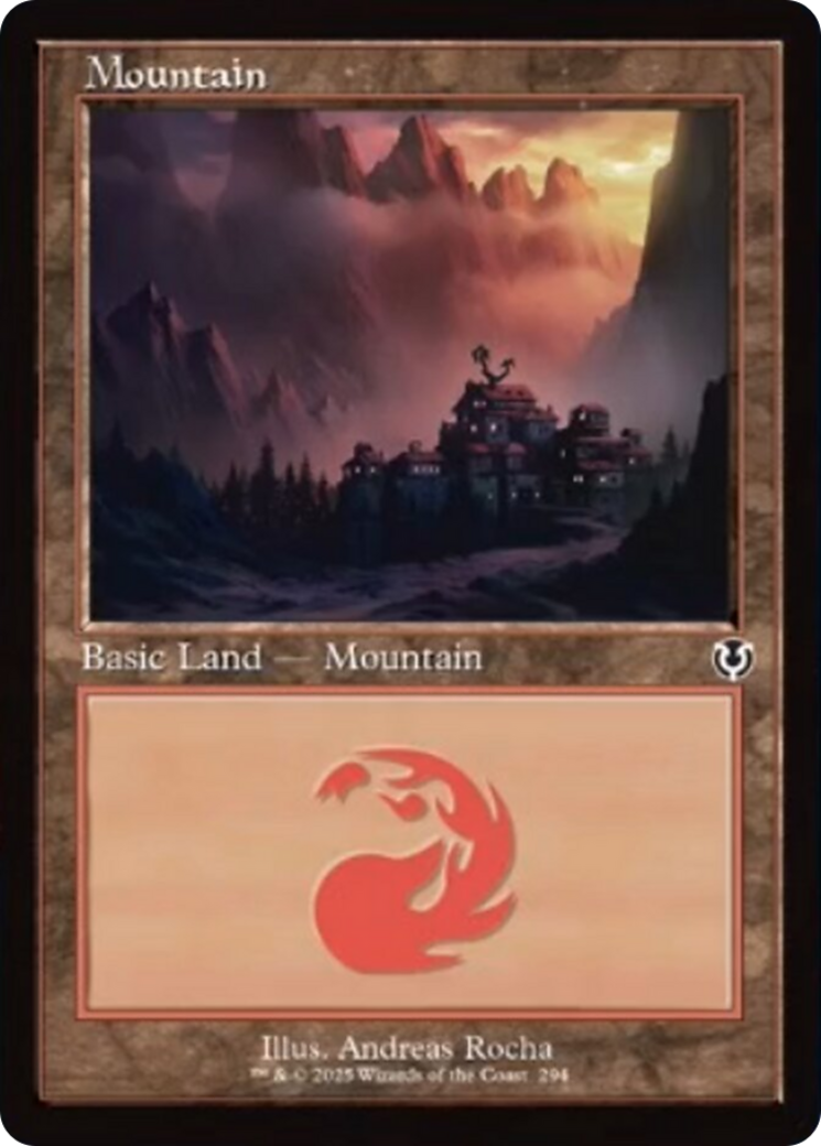 Mountain (294) (Retro Frame) [Innistrad Remastered] | Gear Gaming Bentonville