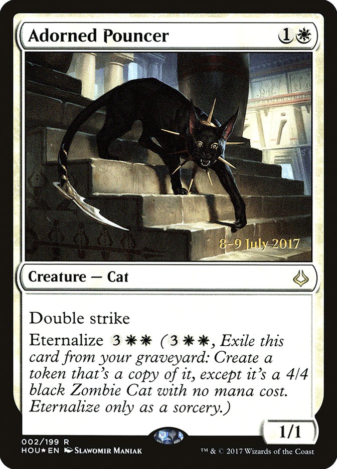 Adorned Pouncer [Hour of Devastation Prerelease Promos] | Gear Gaming Bentonville