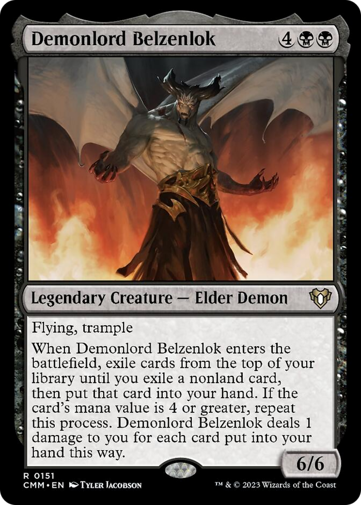 Demonlord Belzenlok [Commander Masters] | Gear Gaming Bentonville