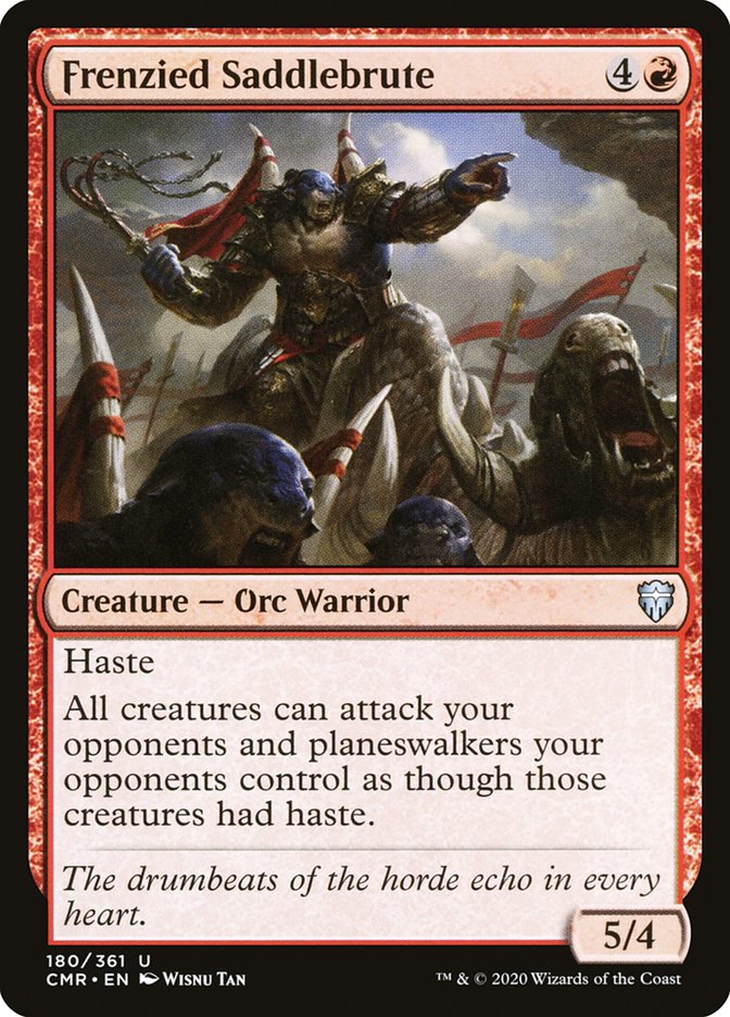 Frenzied Saddlebrute [Commander Legends] | Gear Gaming Bentonville