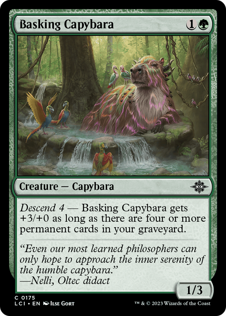 Basking Capybara [The Lost Caverns of Ixalan] | Gear Gaming Bentonville