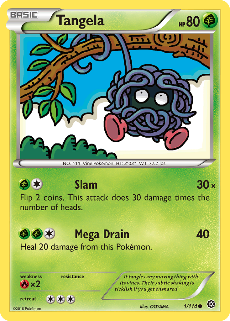 Tangela (1/114) [XY: Steam Siege] | Gear Gaming Bentonville