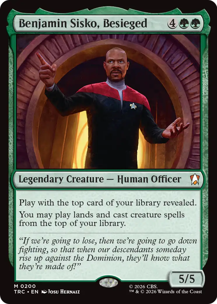 Benjamin Sisko, Besieged [Star Trek Commander] | Gear Gaming Bentonville