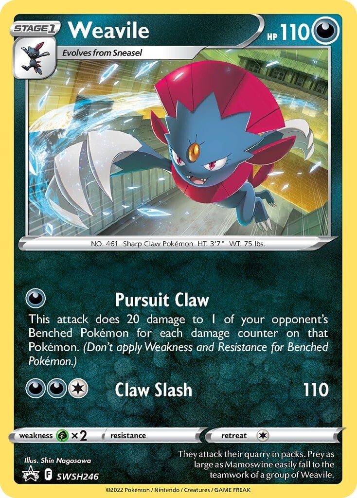 Weavile (SWSH246) [Sword & Shield: Black Star Promos] | Gear Gaming Bentonville