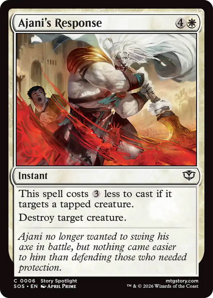 Ajani's Response [Secrets of Strixhaven] | Gear Gaming Bentonville