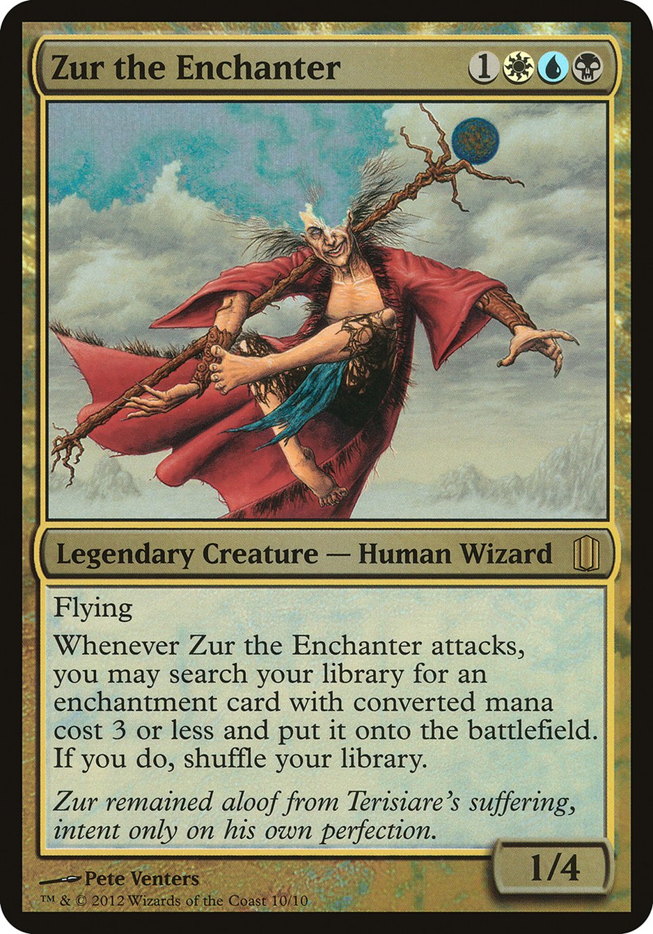 Zur the Enchanter (Oversized) [Commander's Arsenal Oversized] | Gear Gaming Bentonville