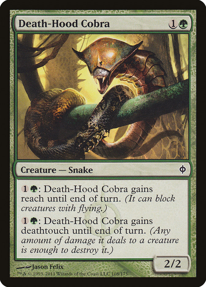 Death-Hood Cobra [New Phyrexia] | Gear Gaming Bentonville