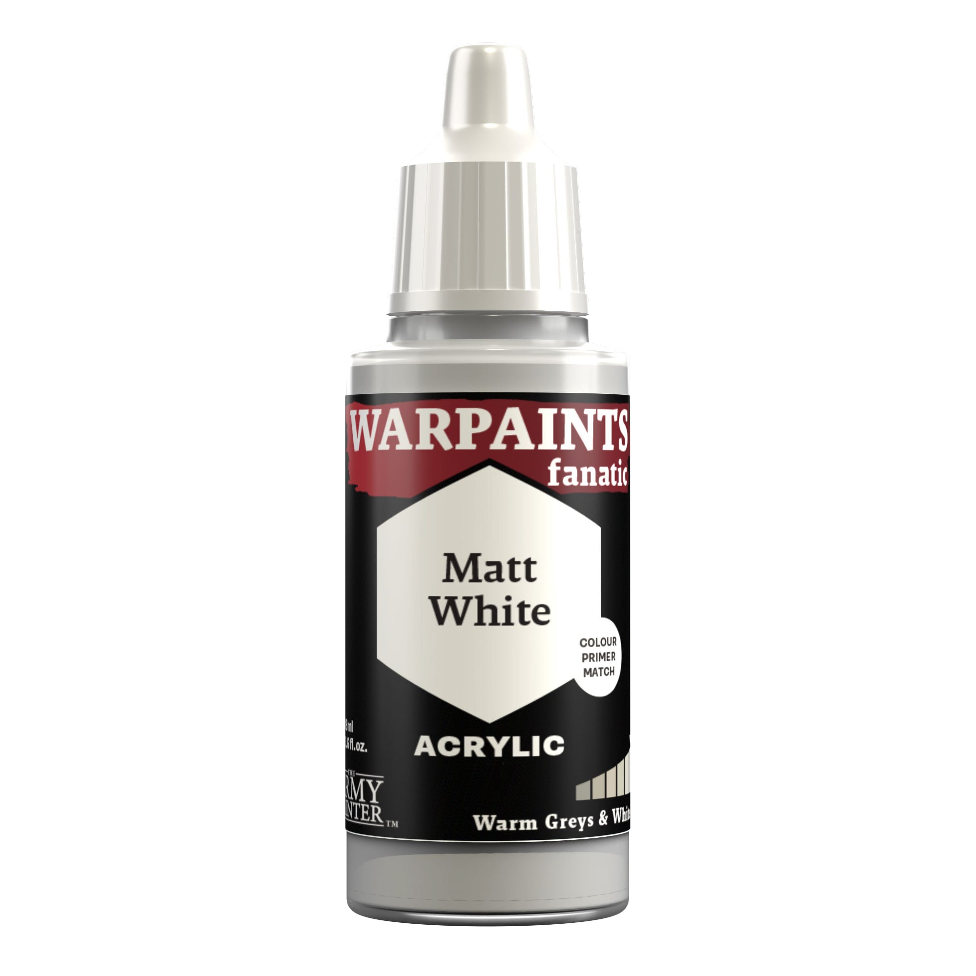 Warpaints Fanatic: Matt White 18ml | Gear Gaming Bentonville