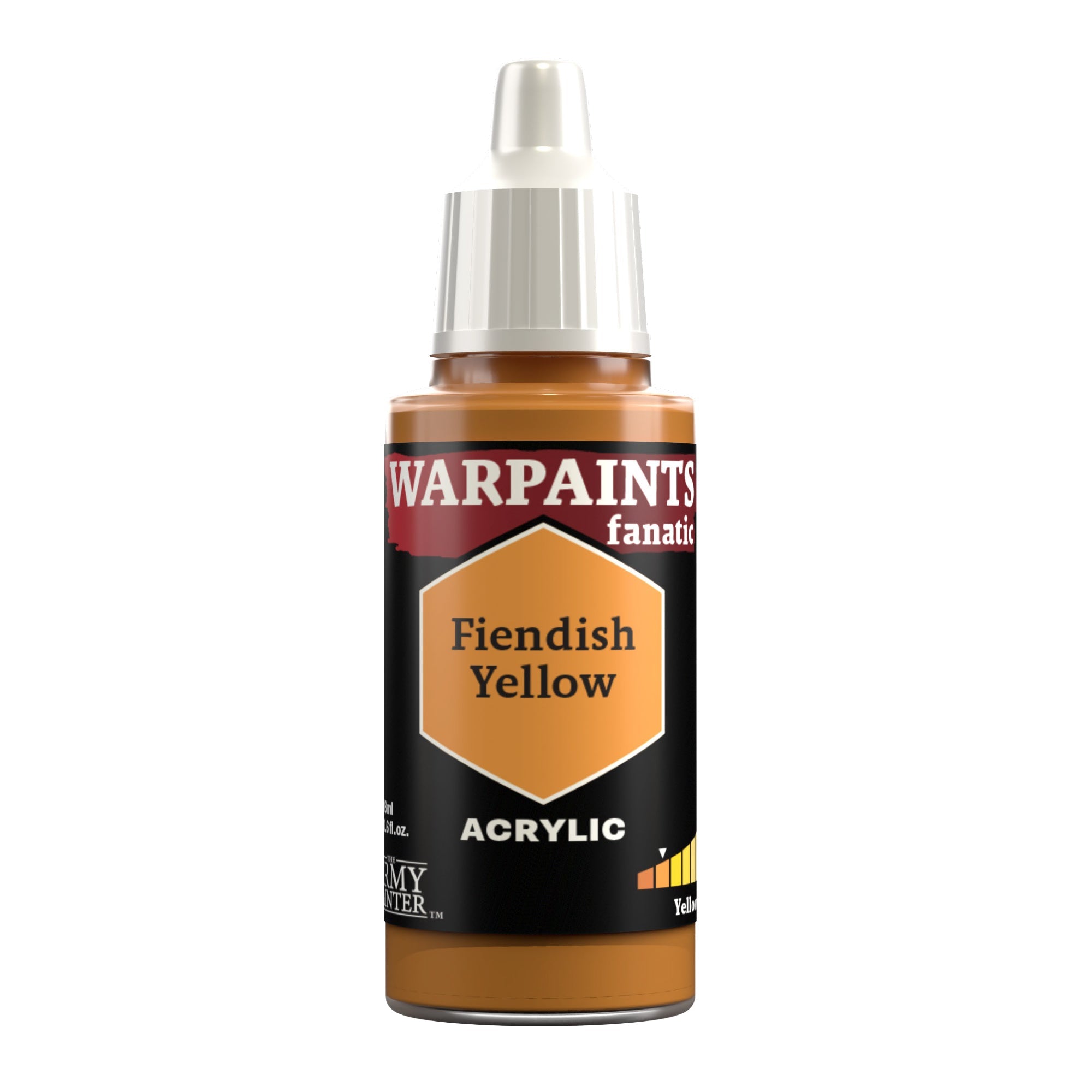 Warpaints Fanatic: Fiendish Yellow 18ml | Gear Gaming Bentonville