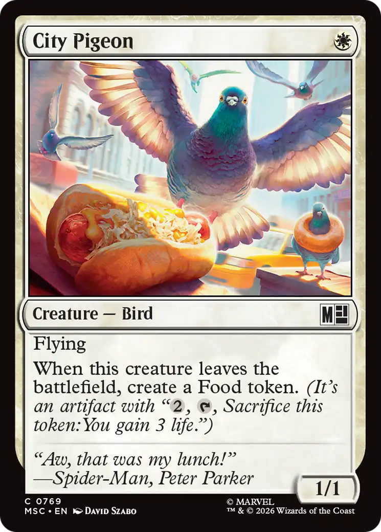 City Pigeon [Marvel Super Heroes Commander] | Gear Gaming Bentonville