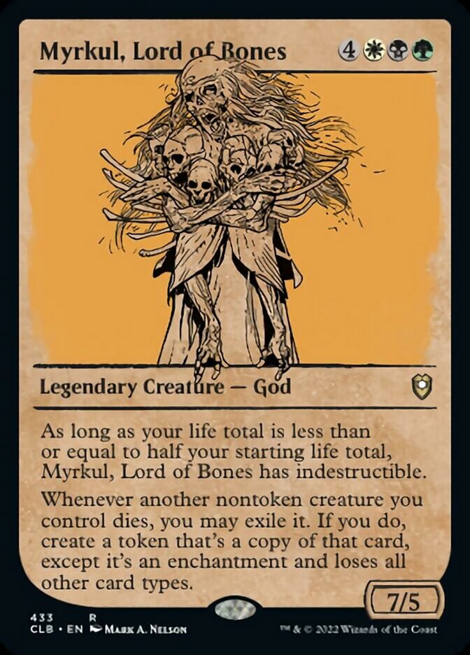Myrkul, Lord of Bones (Showcase) [Commander Legends: Battle for Baldur's Gate] | Gear Gaming Bentonville