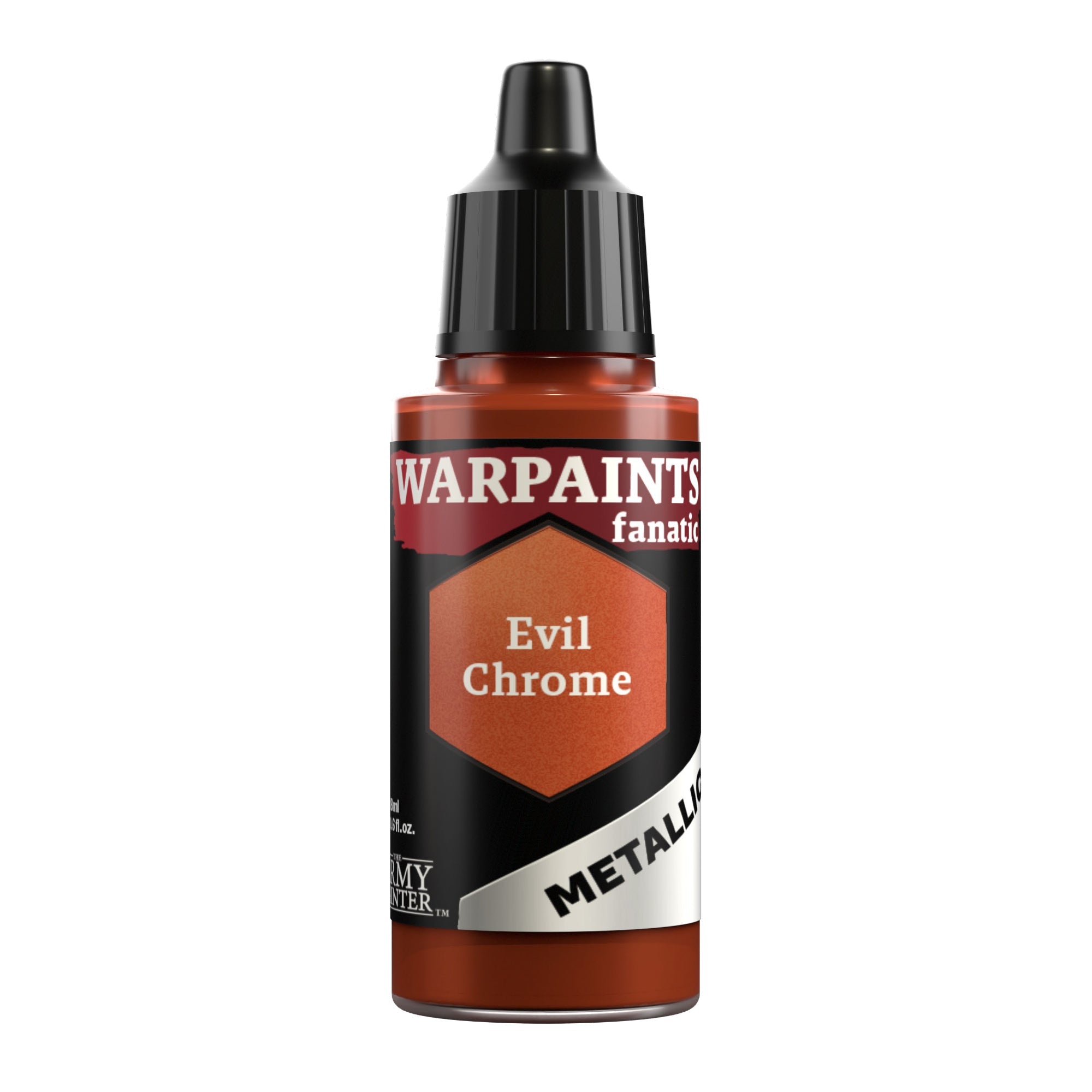 Warpaints Fanatic: Metallic - Evil Chrome 18ml | Gear Gaming Bentonville