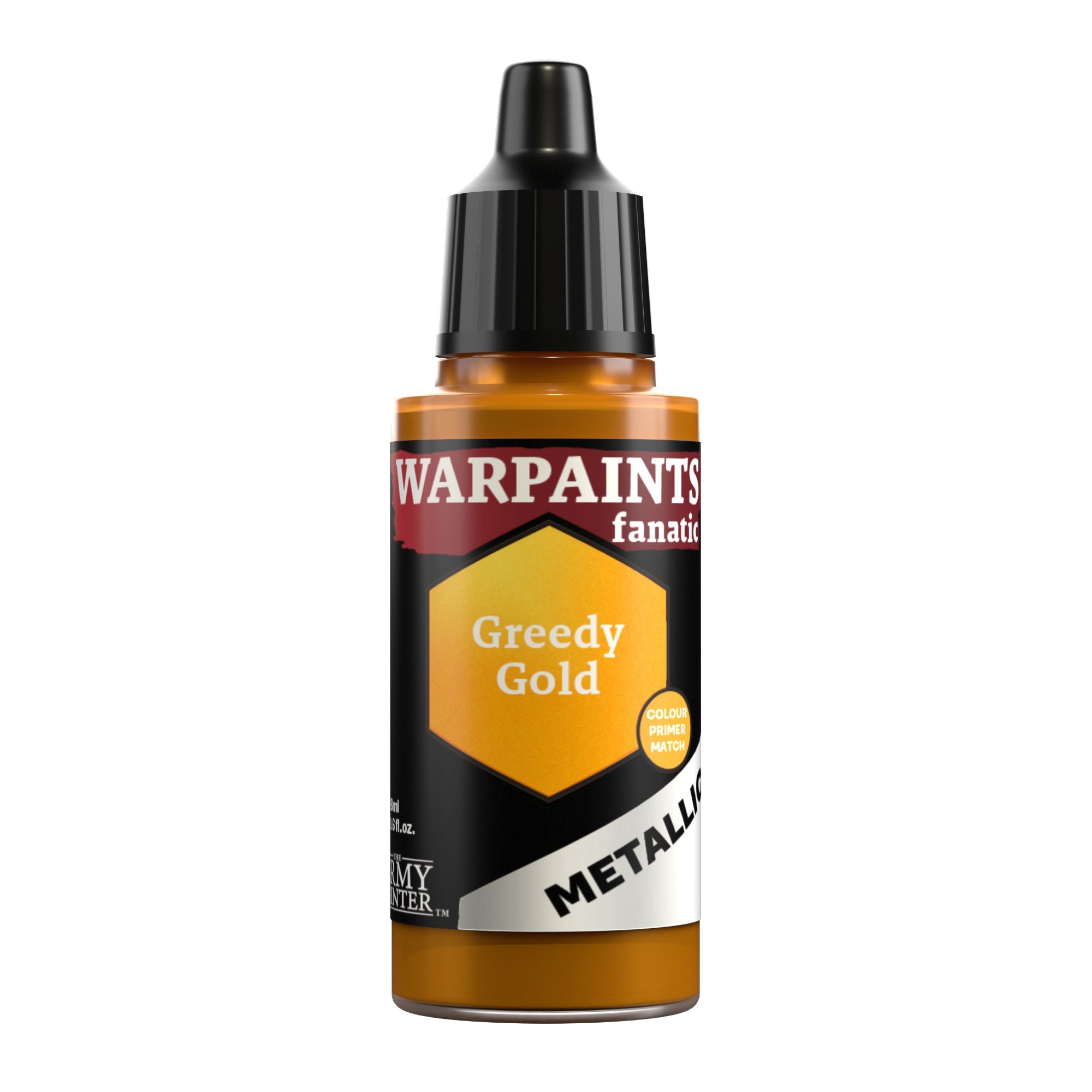 Warpaints Fanatic: Metallic - Greedy Gold 18ml | Gear Gaming Bentonville