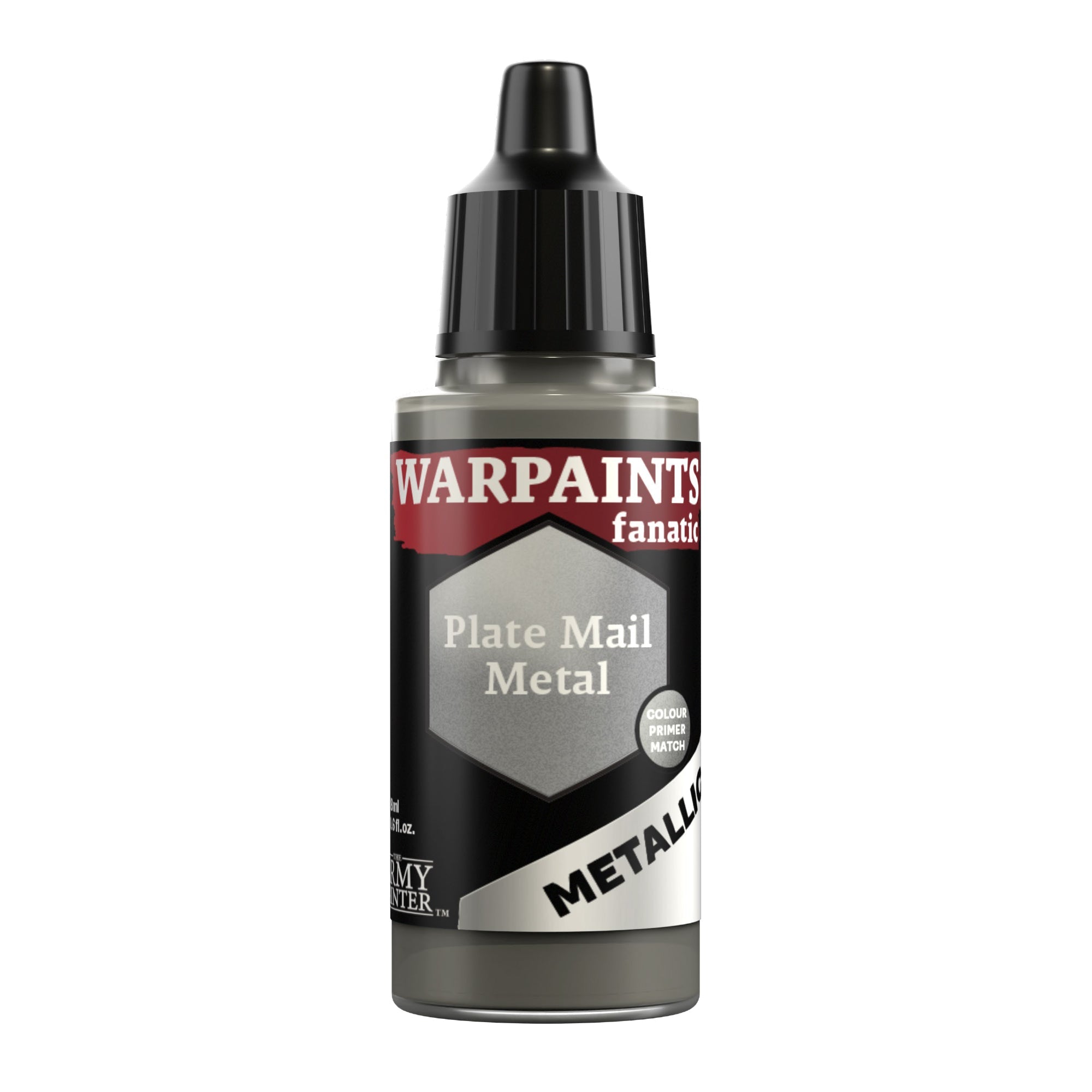 Warpaints Fanatic: Metallic - Plate Mail Metal 18ml | Gear Gaming Bentonville