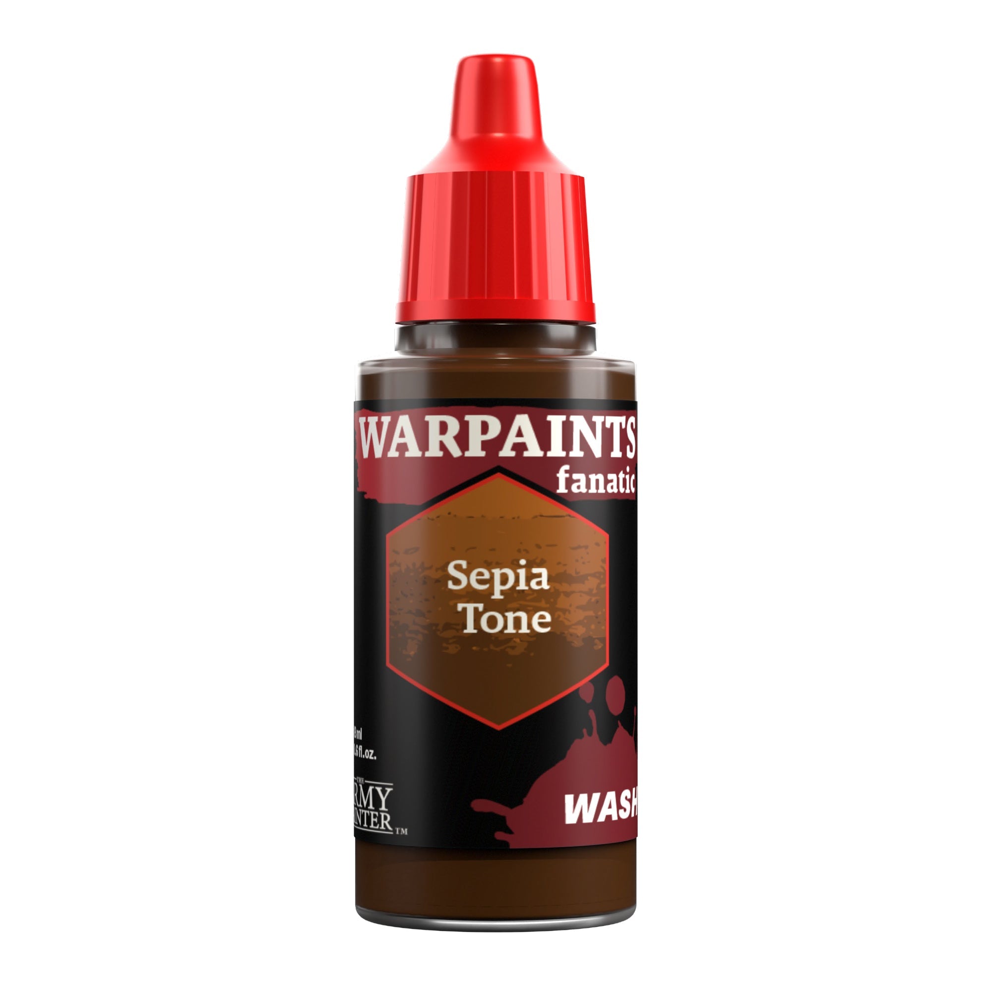 Warpaints Fanatic: Wash - Sepia Tone 18ml | Gear Gaming Bentonville