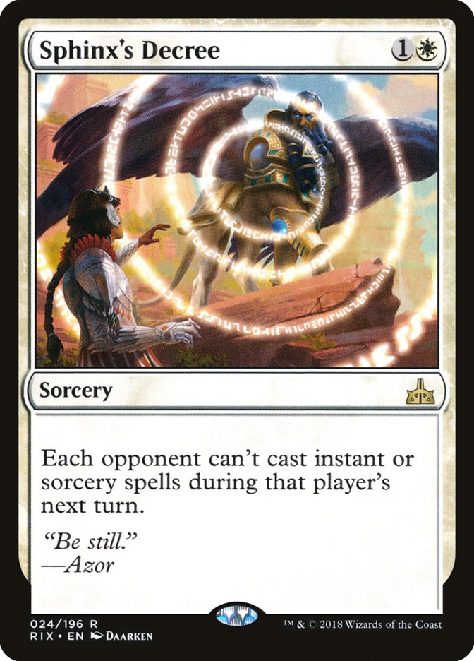 Sphinx's Decree [Rivals of Ixalan] | Gear Gaming Bentonville
