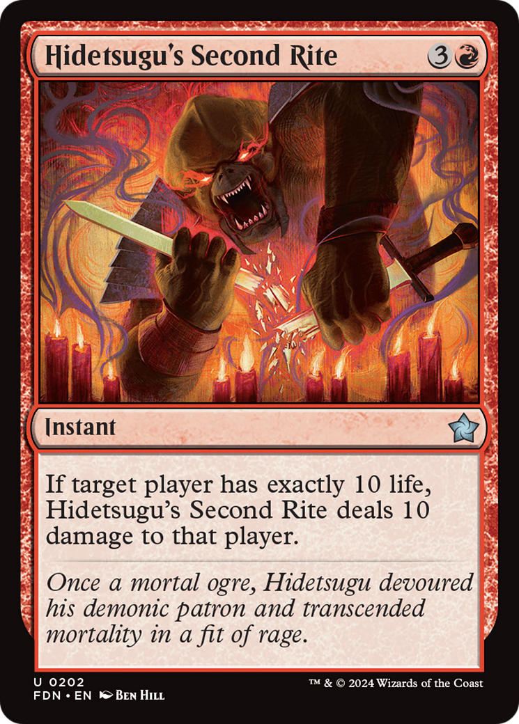 Hidetsugu's Second Rite [Foundations] | Gear Gaming Bentonville