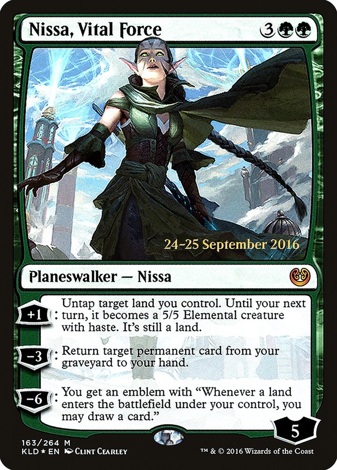 Nissa, Vital Force [Kaladesh Prerelease Promos] | Gear Gaming Bentonville