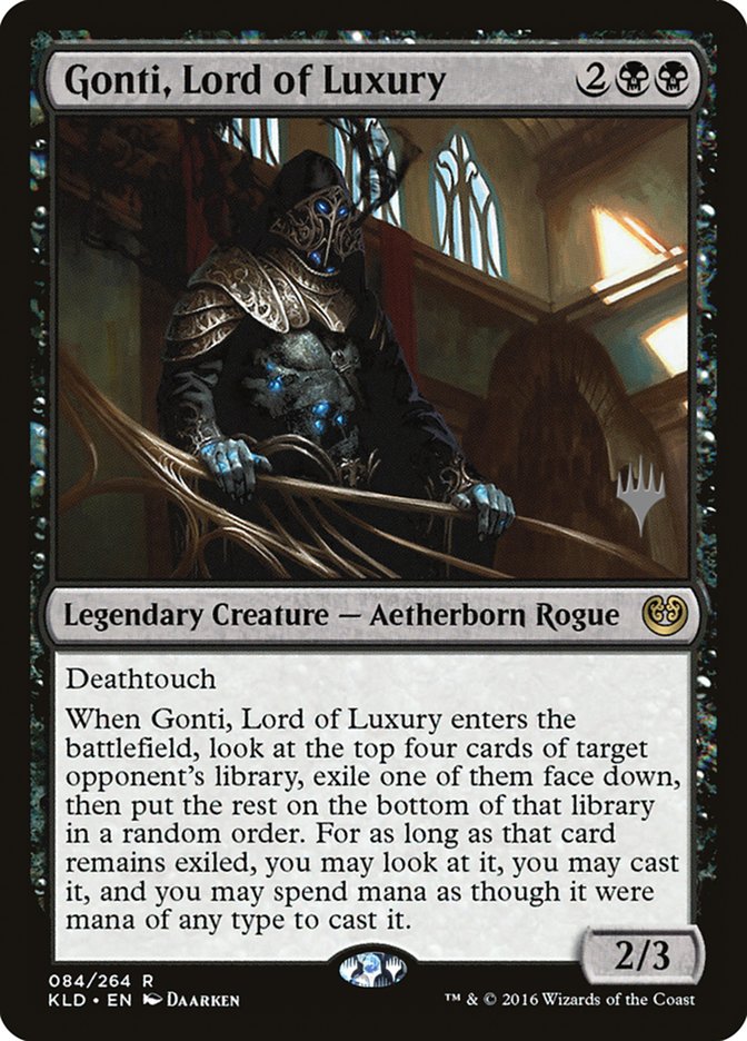 Gonti, Lord of Luxury (Promo Pack) [Kaladesh Promos] | Gear Gaming Bentonville