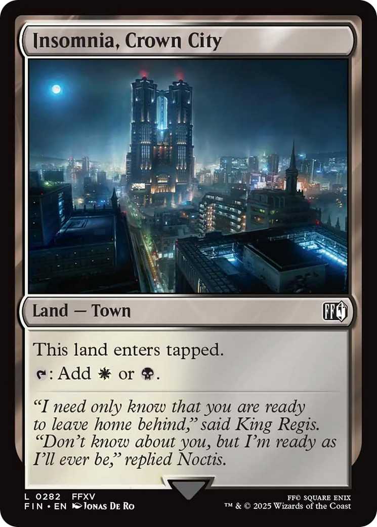 Insomnia, Crown City [FINAL FANTASY] | Gear Gaming Bentonville
