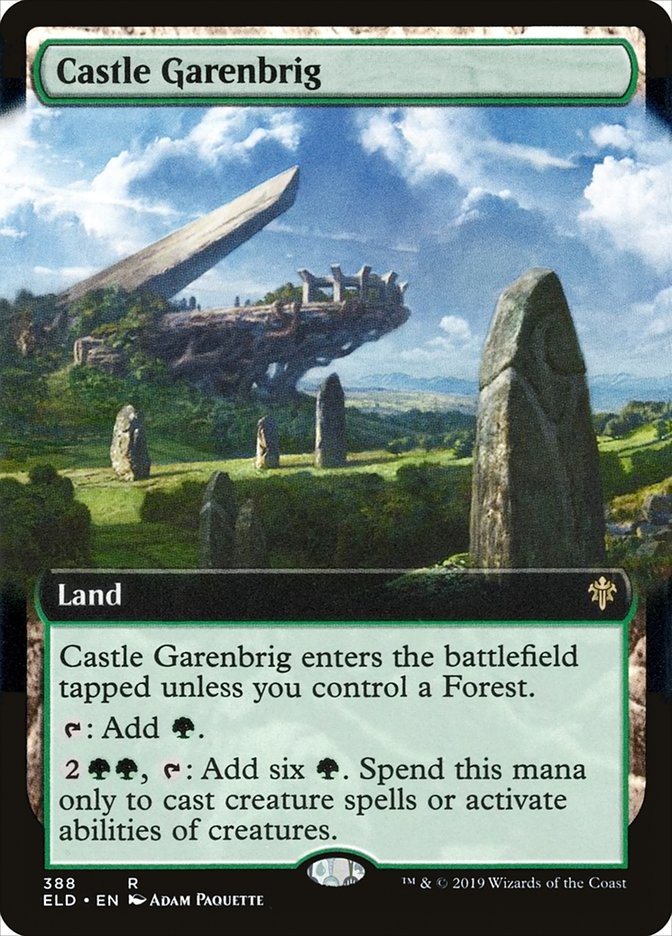 Castle Garenbrig (Extended Art) [Throne of Eldraine] | Gear Gaming Bentonville