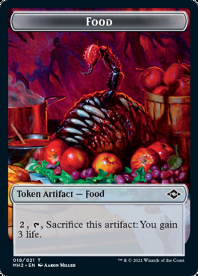 Food (18) // Golem Double-Sided Token [Modern Horizons 2 Tokens] | Gear Gaming Bentonville