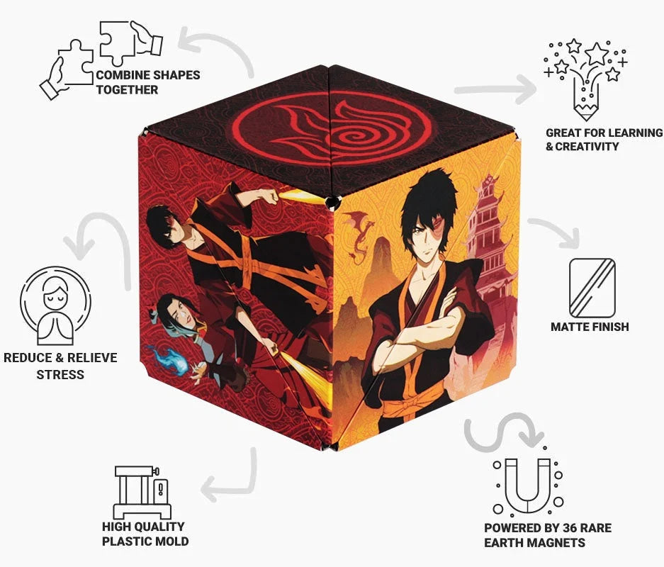 Shashibo Cube, Avatar, The Last Airbender Series: Fire | Gear Gaming Bentonville