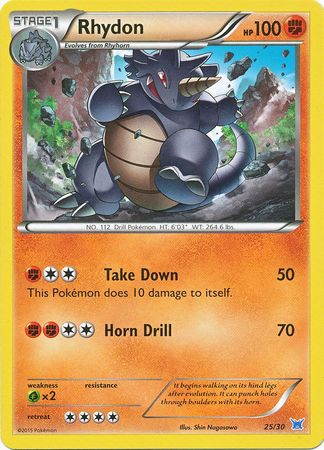 Rhydon (25/30) [XY: Trainer Kit 2 - Latios] | Gear Gaming Bentonville