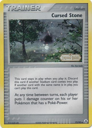 Cursed Stone (72/92) (Stamped) [EX: Legend Maker] | Gear Gaming Bentonville