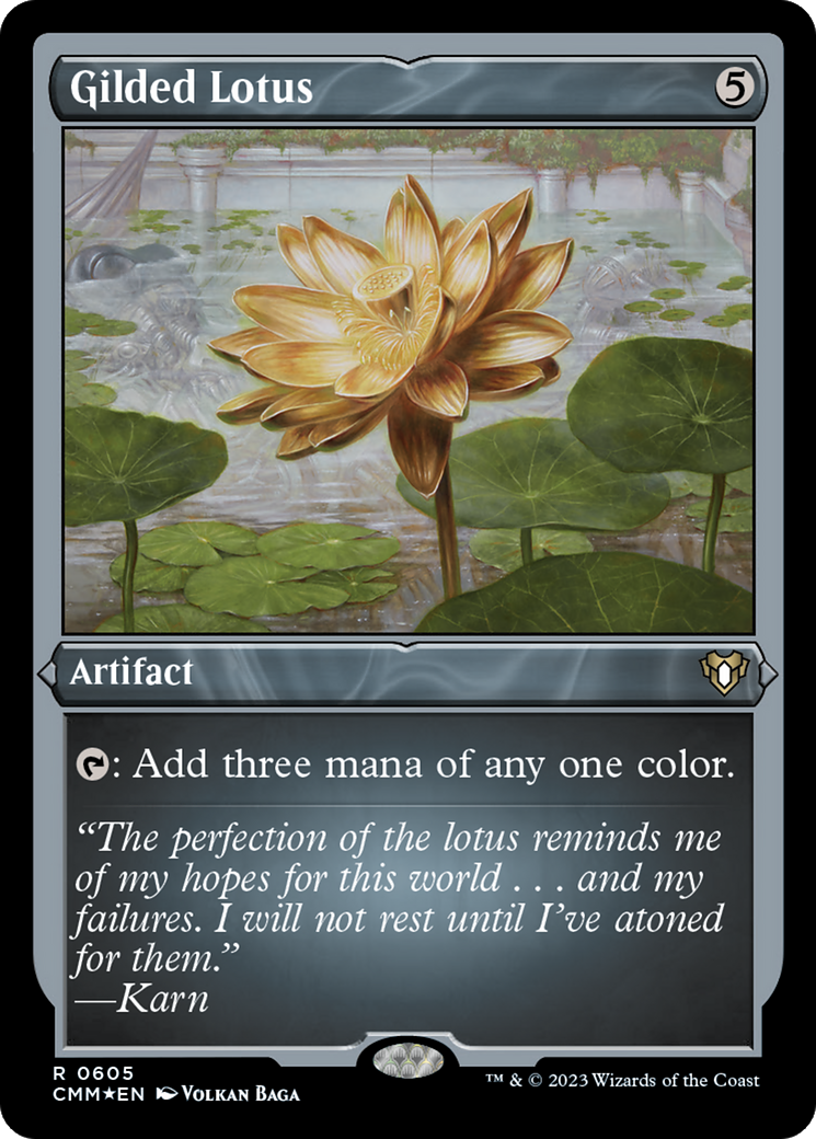 Gilded Lotus (Foil Etched) [Commander Masters] | Gear Gaming Bentonville