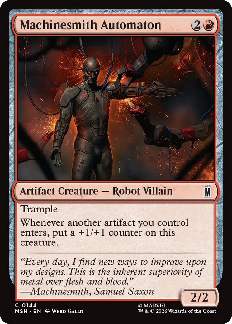 Machinesmith Automaton [Marvel Super Heroes] | Gear Gaming Bentonville