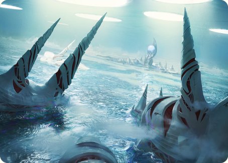 Seachrome Coast Art Card [Phyrexia: All Will Be One Art Series] | Gear Gaming Bentonville