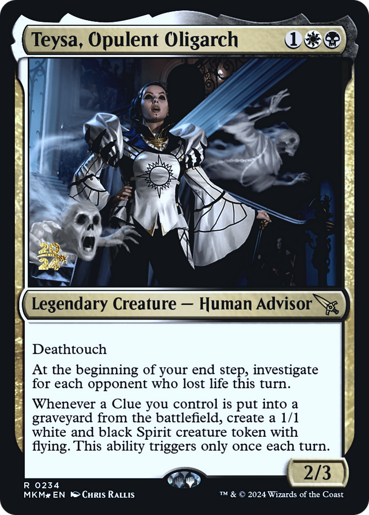 Teysa, Opulent Oligarch [Murders at Karlov Manor Prerelease Promos] | Gear Gaming Bentonville