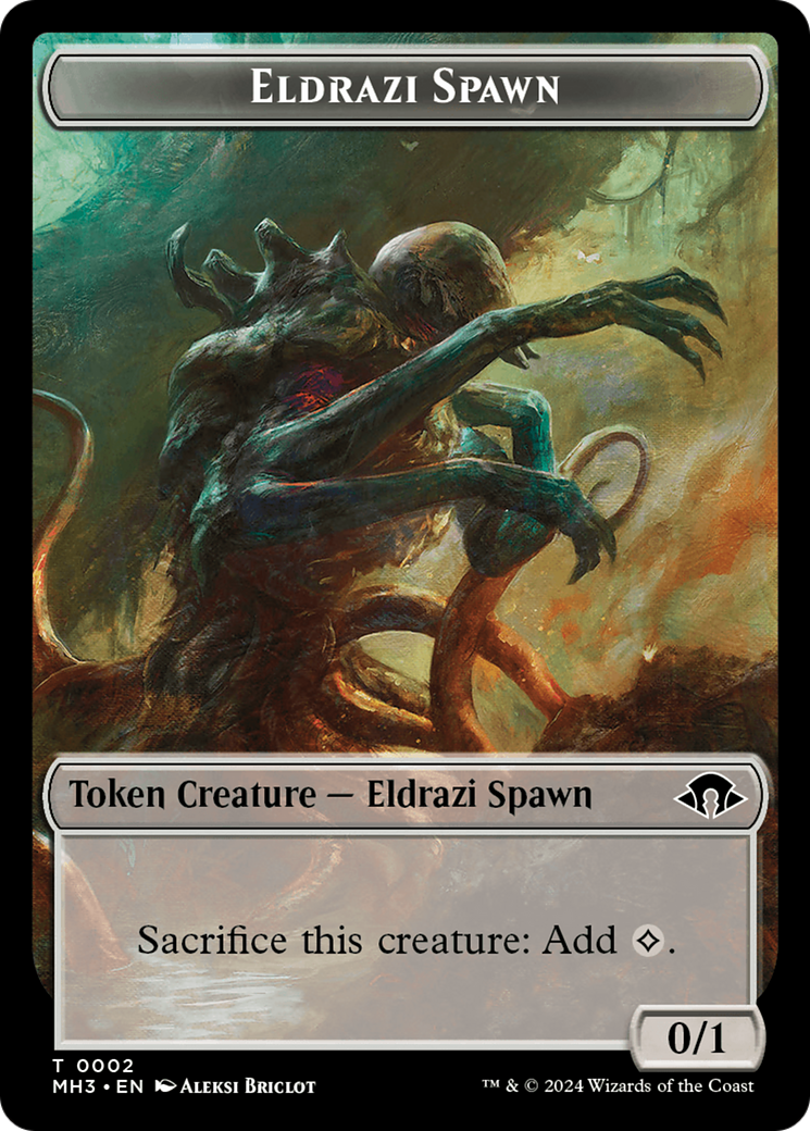 Eldrazi Spawn // Spellgorger Weird Double-Sided Token [Modern Horizons 3 Tokens] | Gear Gaming Bentonville