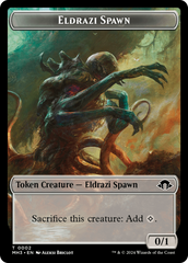 Eldrazi Spawn // Zombie Double-Sided Token [Modern Horizons 3 Tokens] | Gear Gaming Bentonville