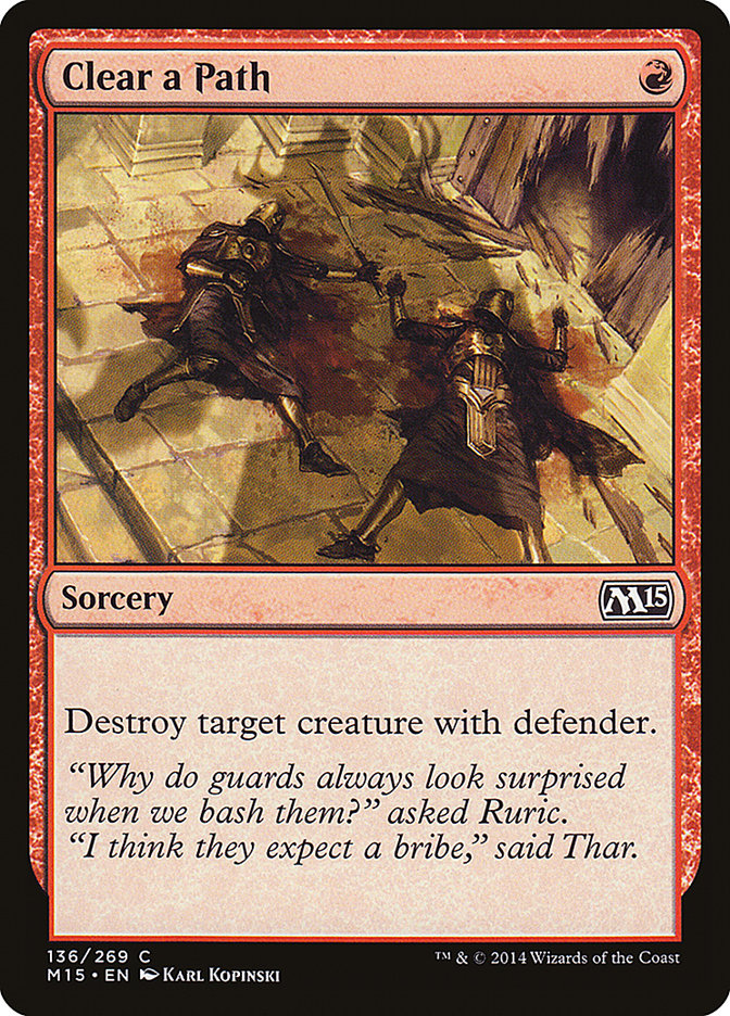 Clear a Path [Magic 2015] | Gear Gaming Bentonville