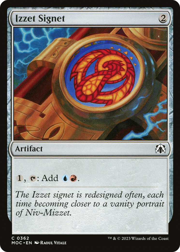 Izzet Signet [March of the Machine Commander] | Gear Gaming Bentonville