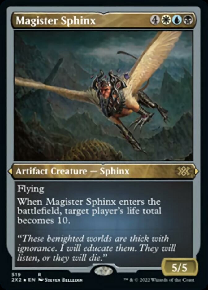 Magister Sphinx (Foil Etched) [Double Masters 2022] | Gear Gaming Bentonville