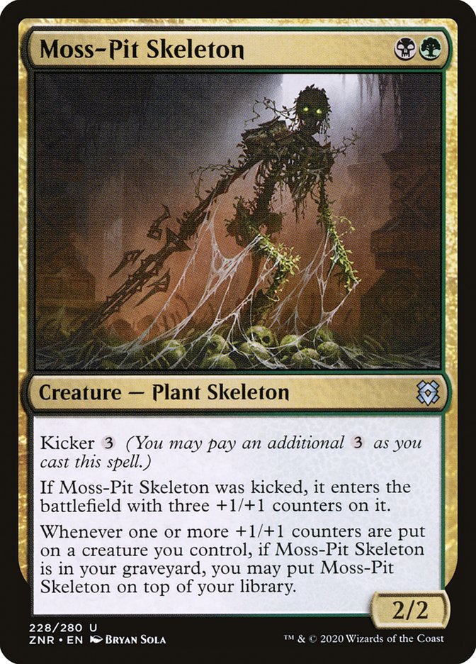 Moss-Pit Skeleton [Zendikar Rising] | Gear Gaming Bentonville