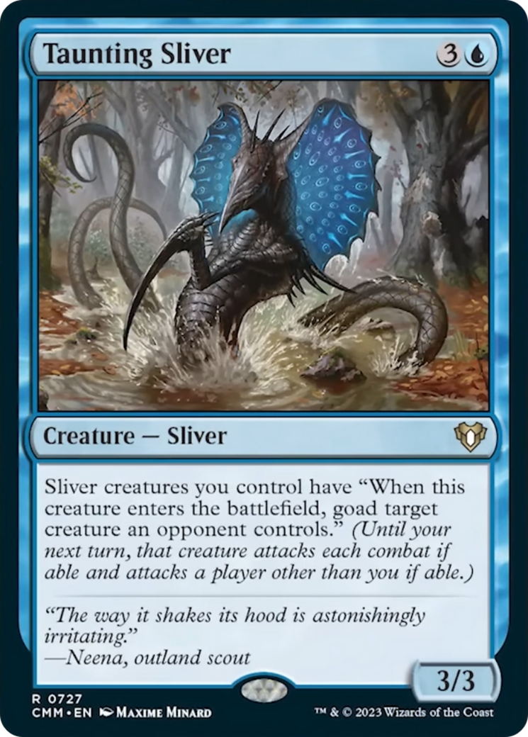 Taunting Sliver [Commander Masters] | Gear Gaming Bentonville