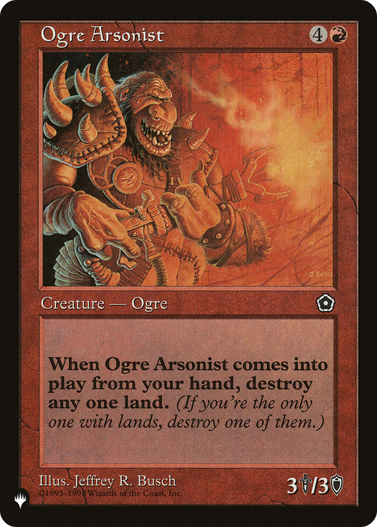 Ogre Arsonist [The List Reprints] | Gear Gaming Bentonville